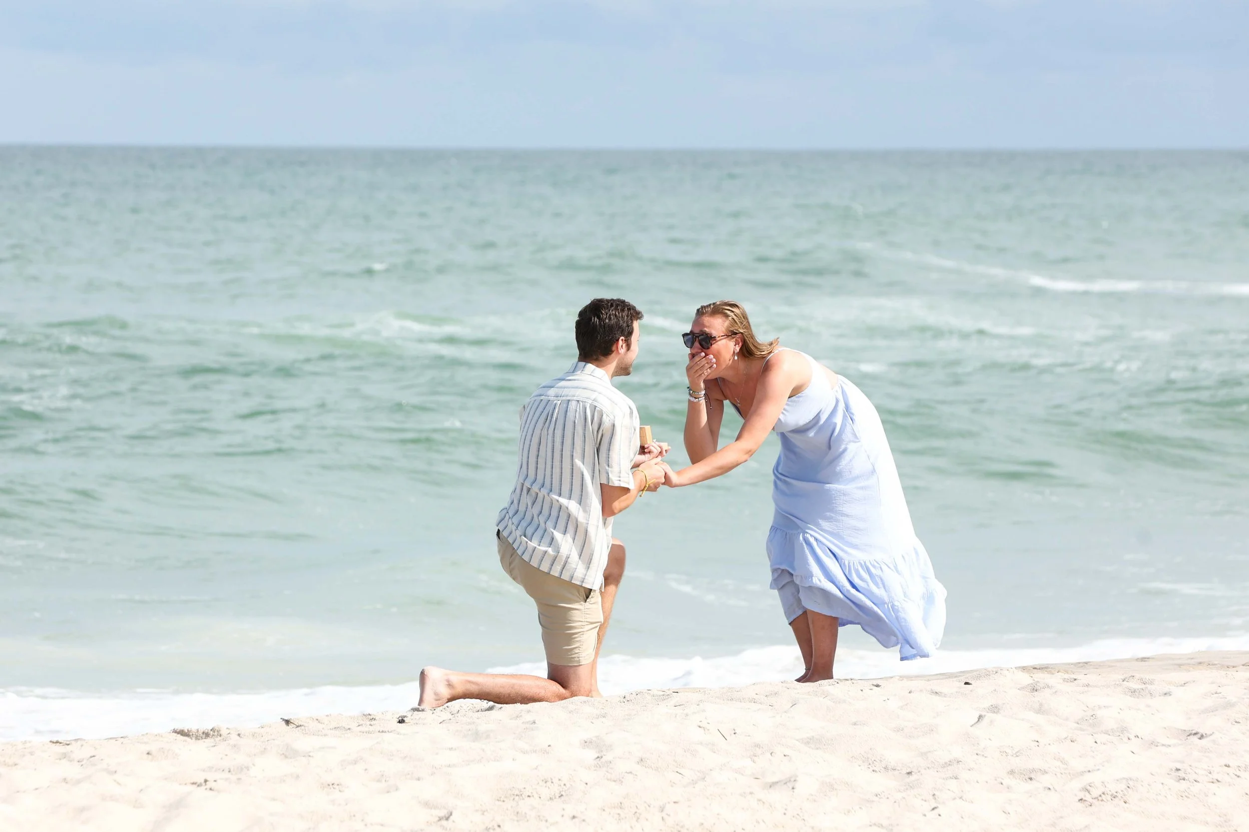 Assateague Island Surprise Proposal Photographer