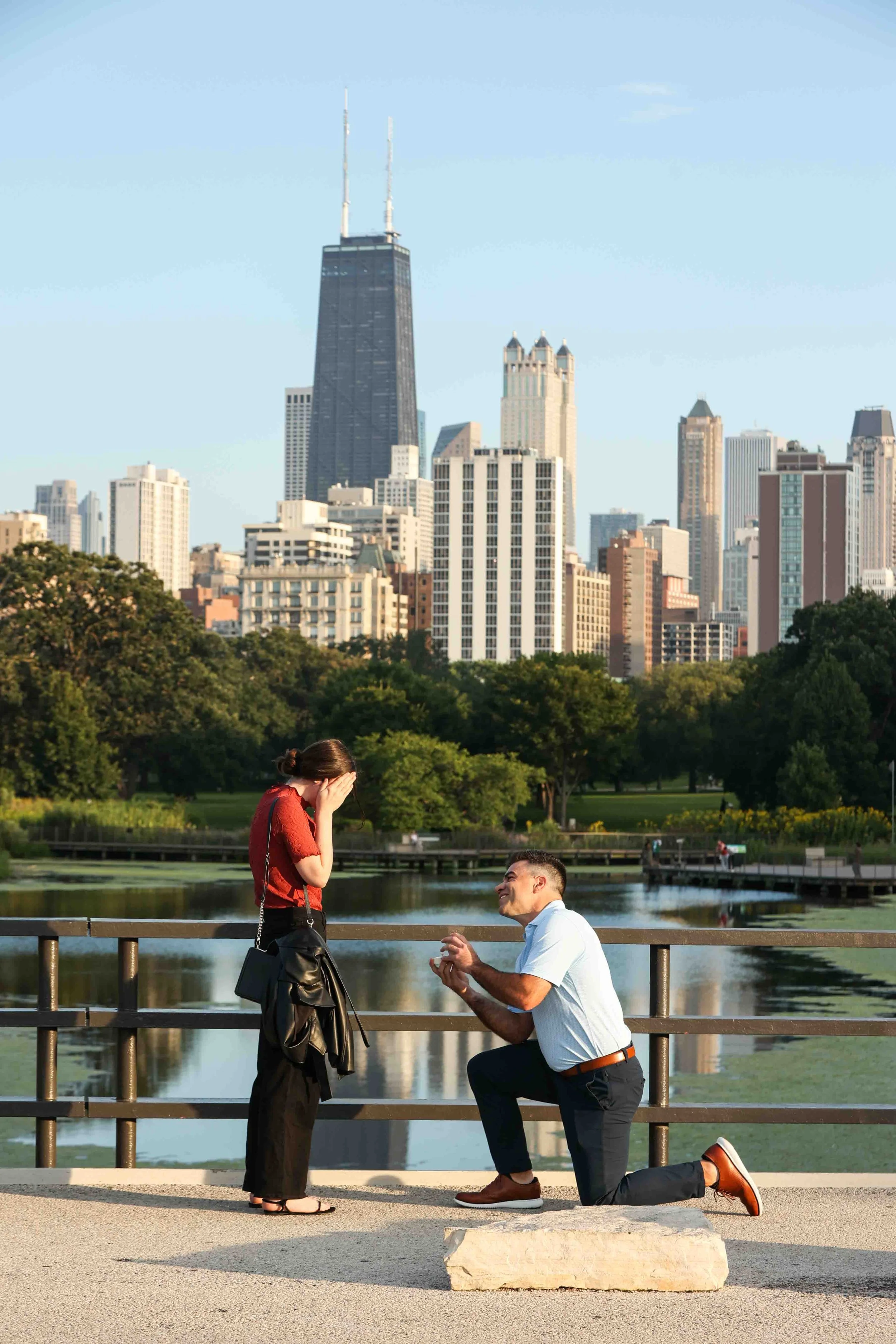 Chicago Lincoln Park South Pond Bridge Surprise Proposal