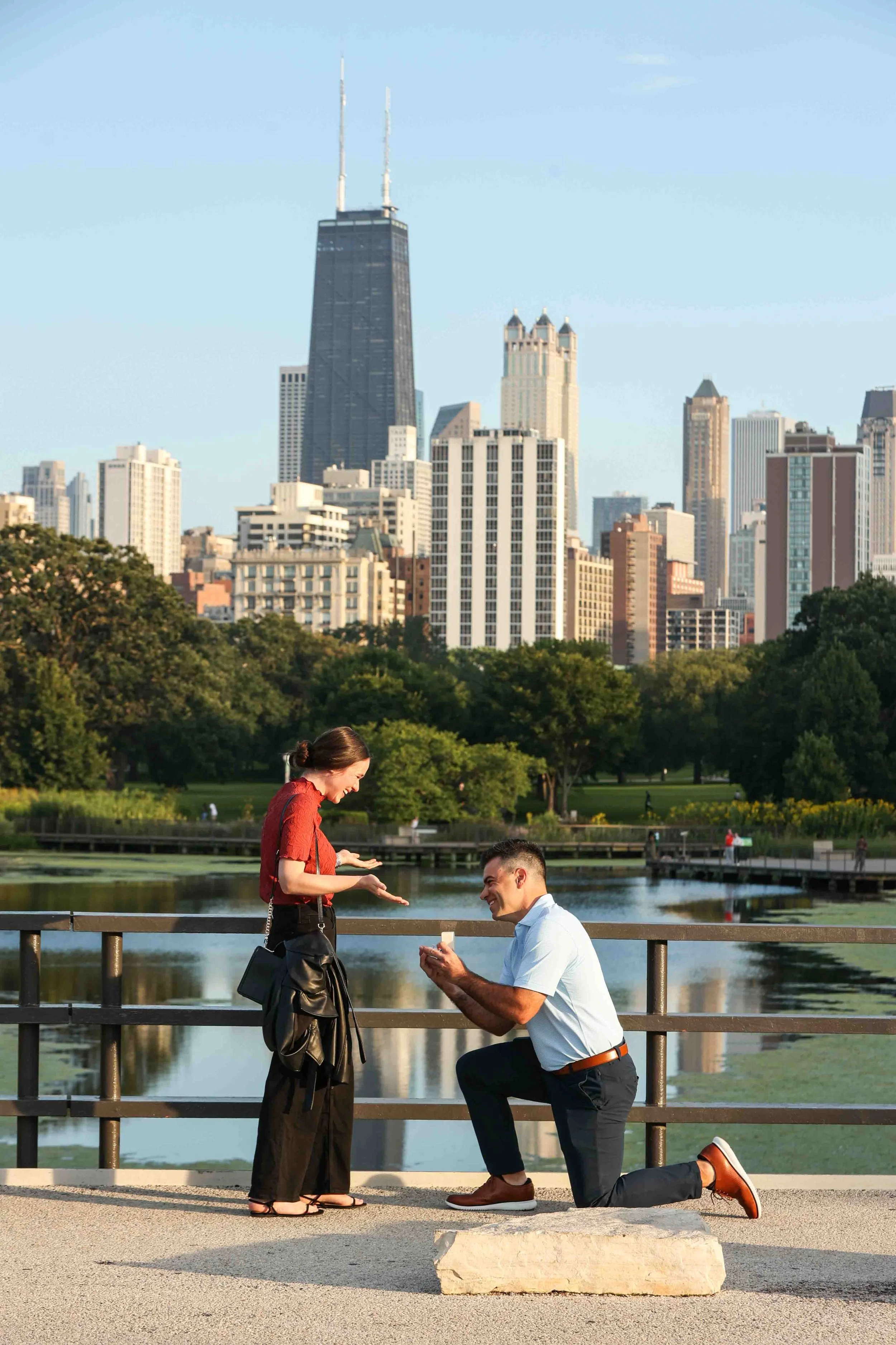 Chicago Lincoln Park South Pond Bridge Surprise Proposal