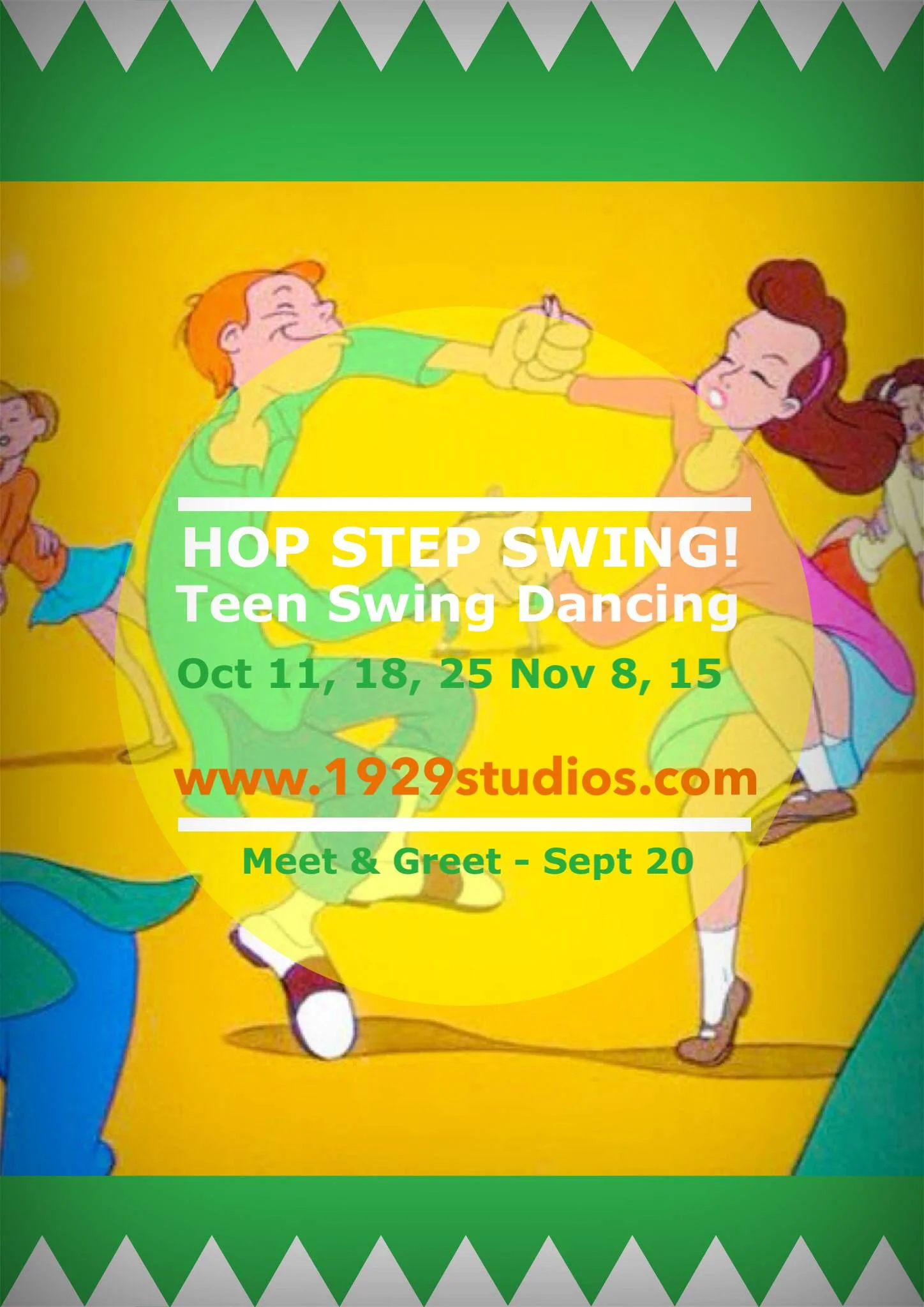 Hop Step Swing!  Teen Swing Dancing is HERE!