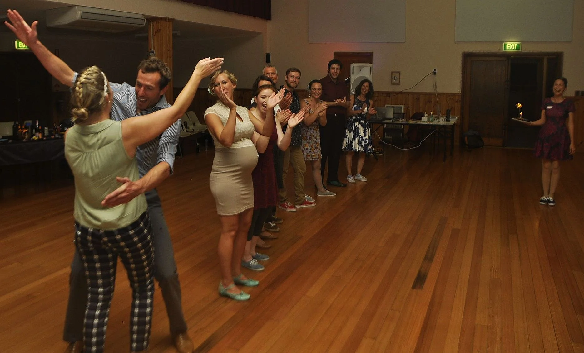 Jack and jill competition at surf coast swing (The 2nd place goes to Bonnie And Corey; PHoto: Gyula Kraft)