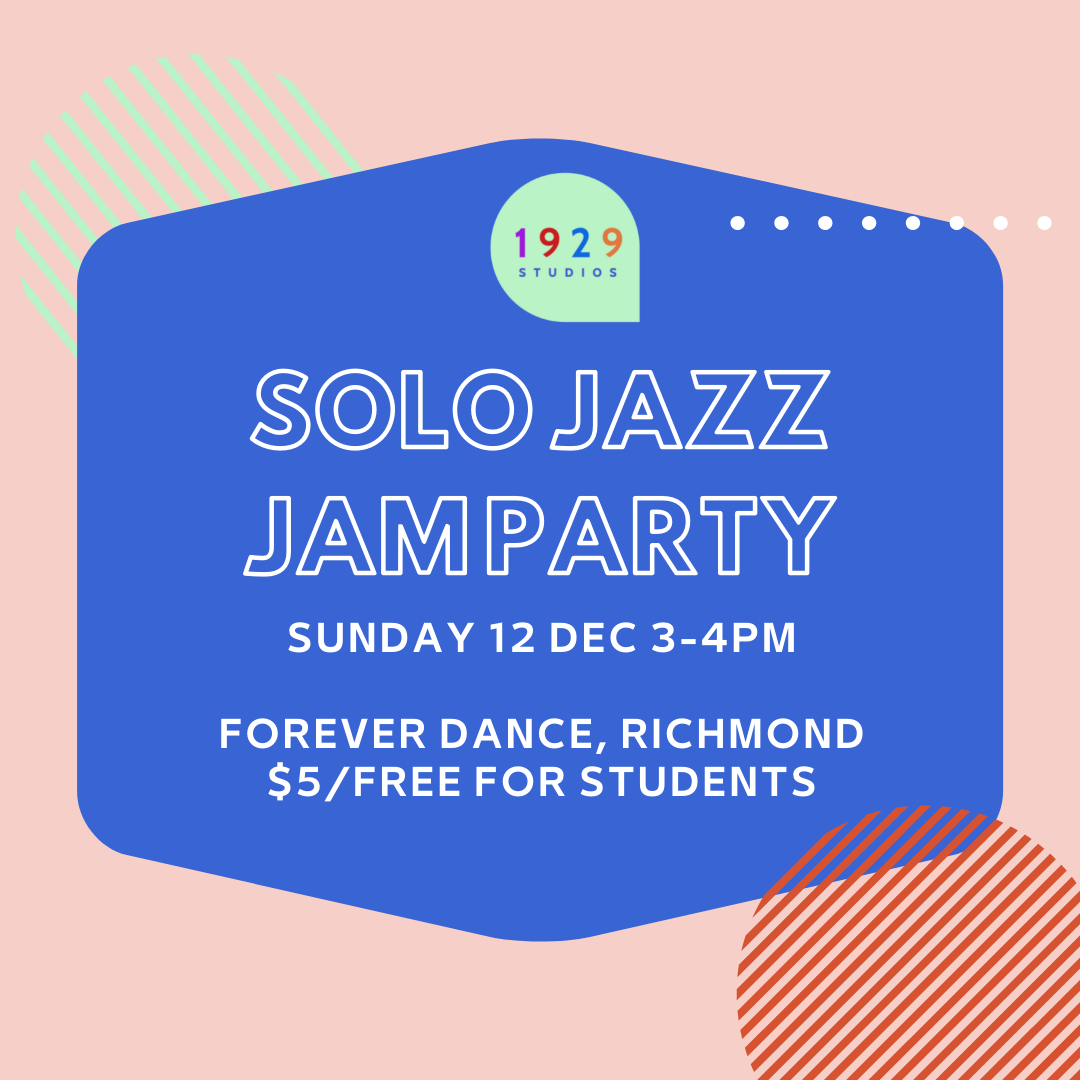 Solo Jazz Jam Party 12 Dec 2021