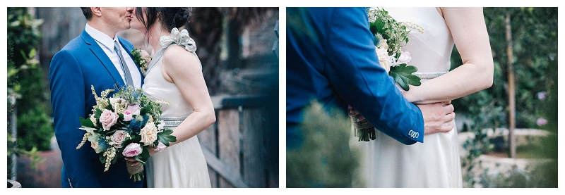 bride and groom at the grounds of alexandria