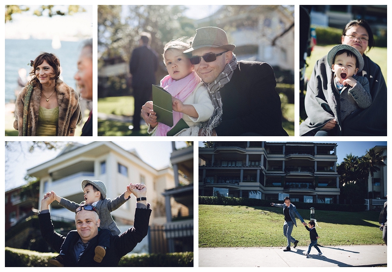 wedding guests portraits