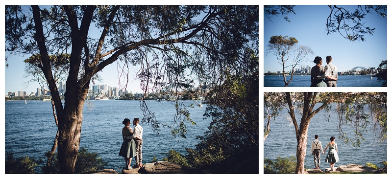 cremorne reserve waterside wedding portraits