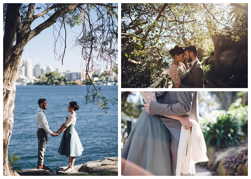 cremorne reserve waterside wedding portraits