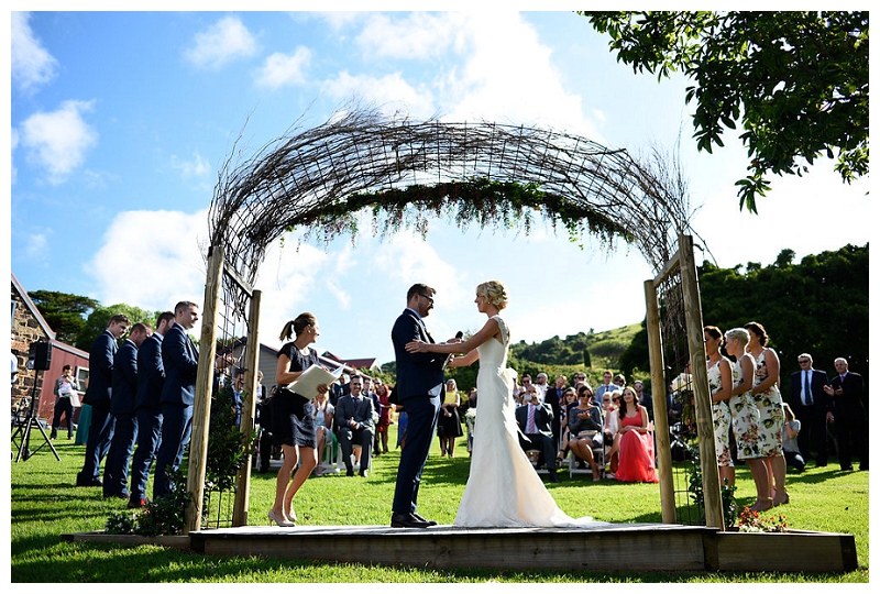 Wedding Ceremony in Bush Bank, Kiama