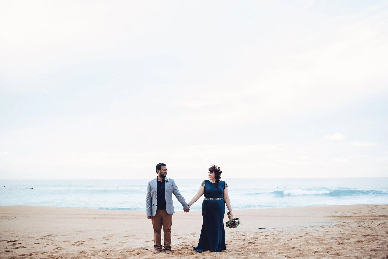 Melissa + Anubhav's beach wedding