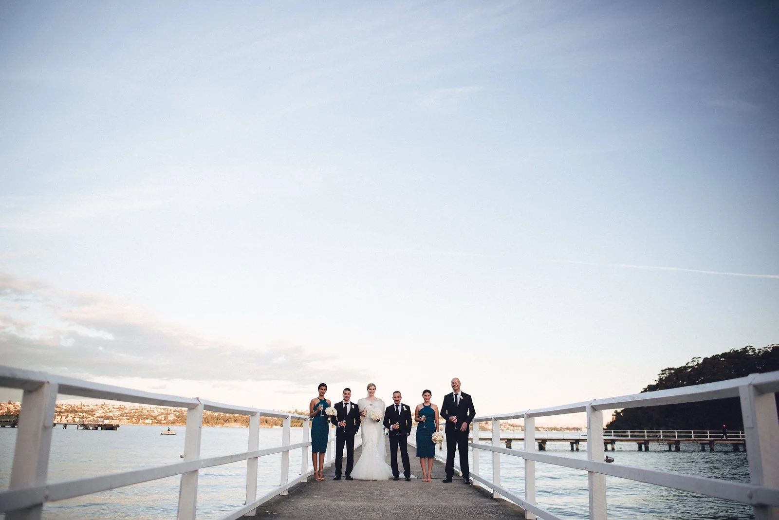 Zak + Lauren's water-view wedding