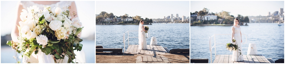 Beautiful Bride in her Wedding Gown