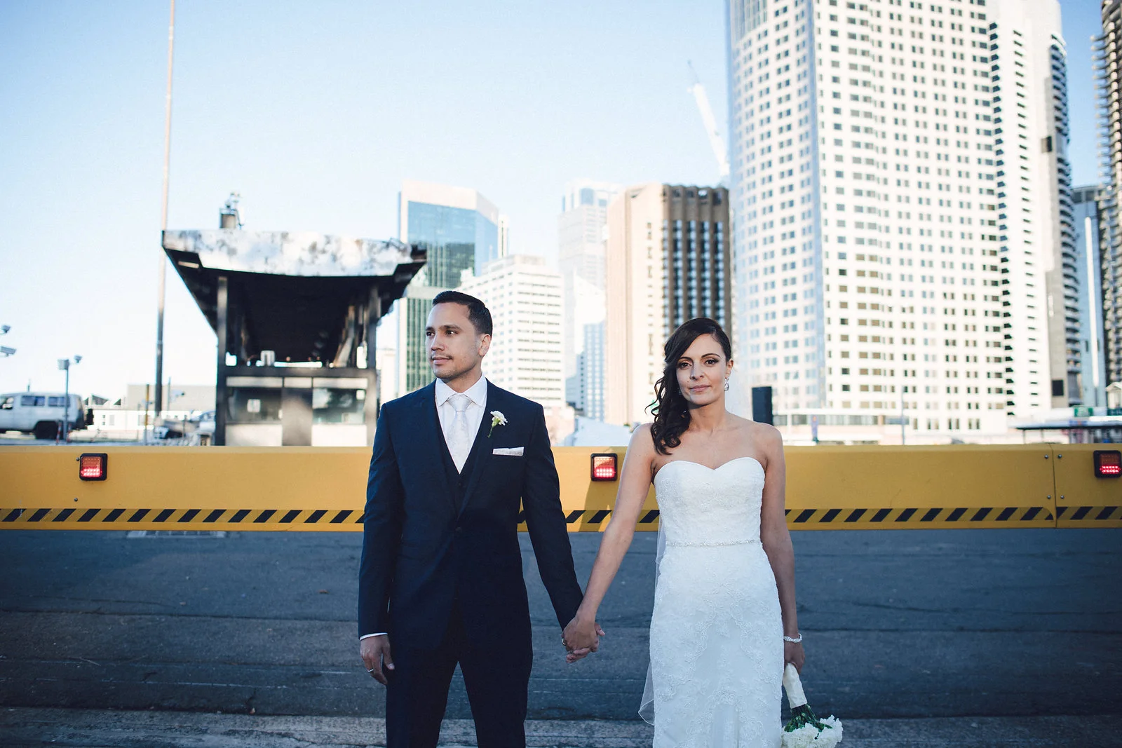 Michael + Rebecca's park wedding