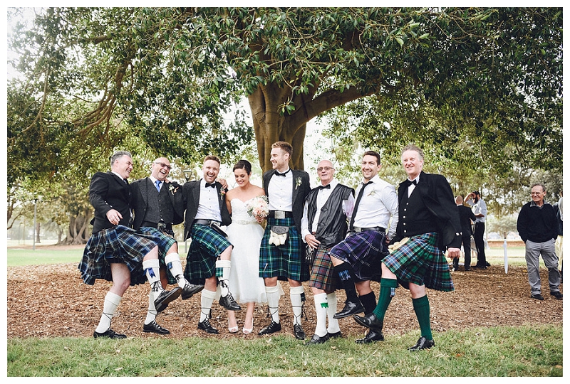 Vintage-themed Scottish Wedding at Jubilee Park, Glebe