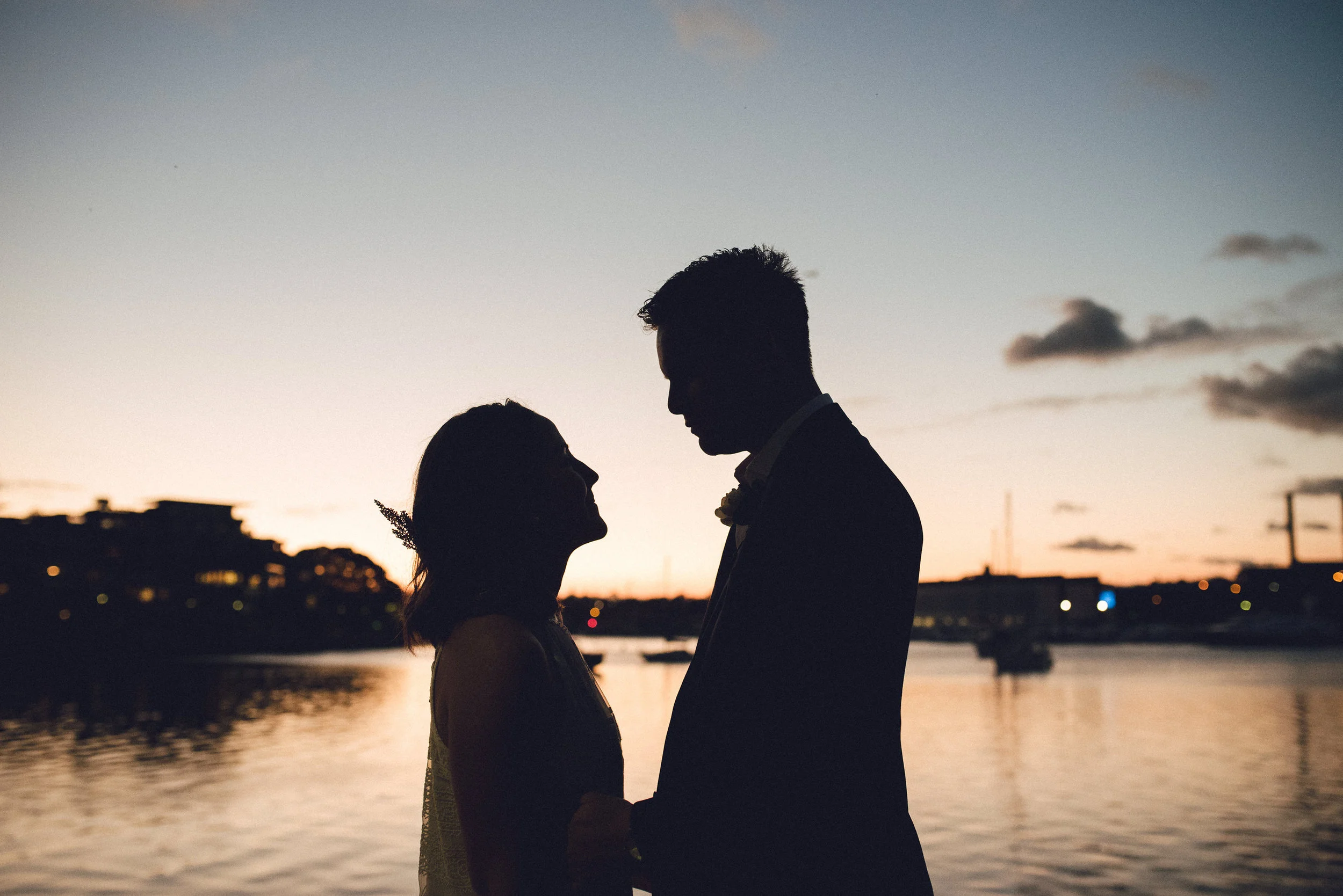 Steph + Simon's small wedding