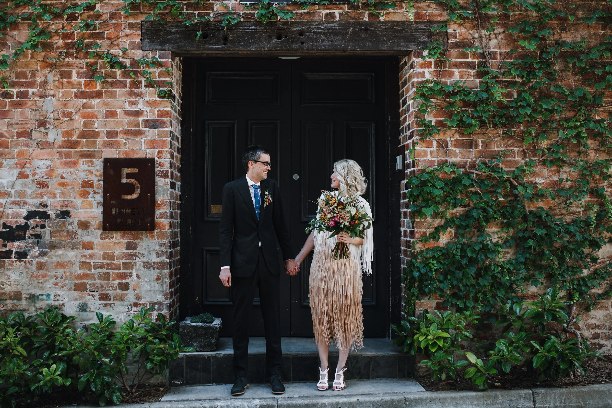 Kara + Gareth's Cell Block Theatre Darlinghurst Sydney Wedding