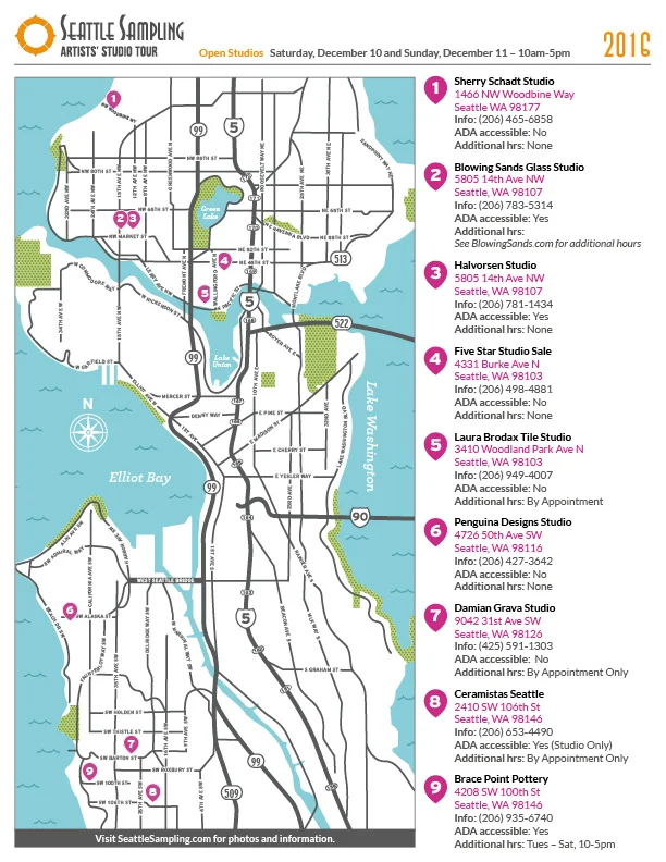 Holiday Pop-UP Shop - Seattle Sampling