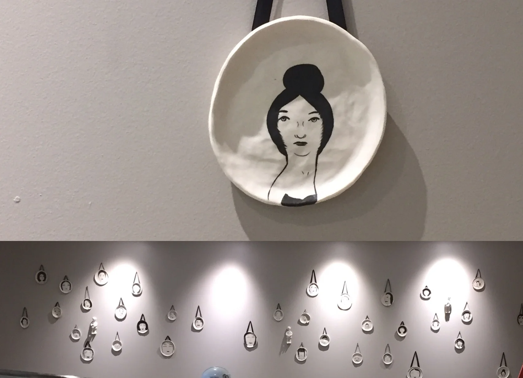 Portraits of Ladies and Man Servers