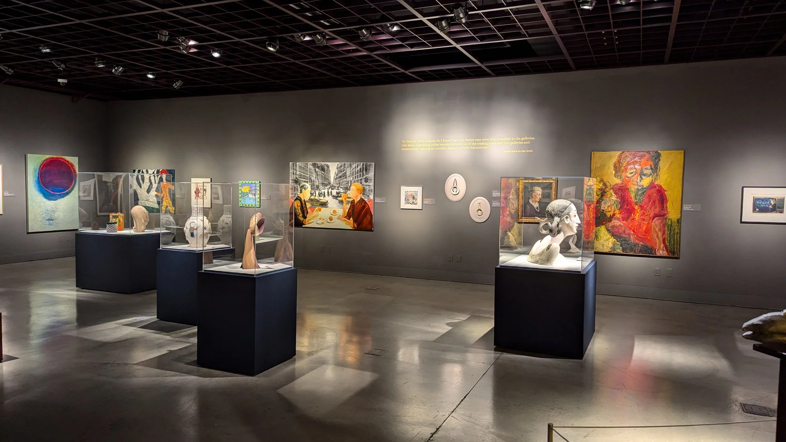 The Northwest Museum of Arts and Culture features woman artists with Woman, Artist, Catalyst: Art from the Permanent Collection