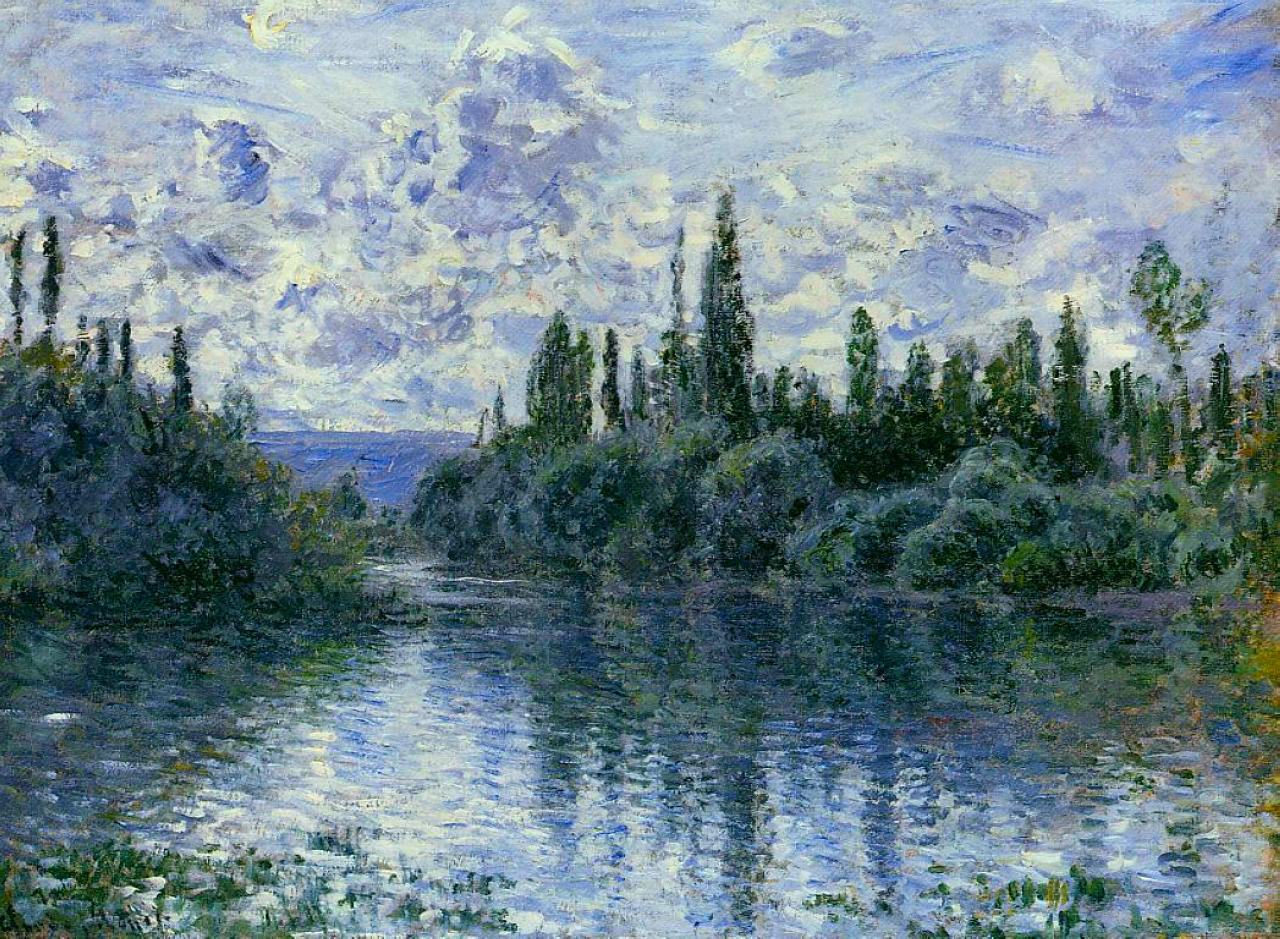Arm of the Seine near Vetheuil - Claude Monet (Image: www.wikiart.org)