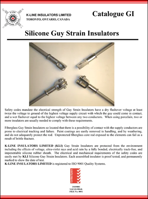Catalogues — KLine Insulators Limited