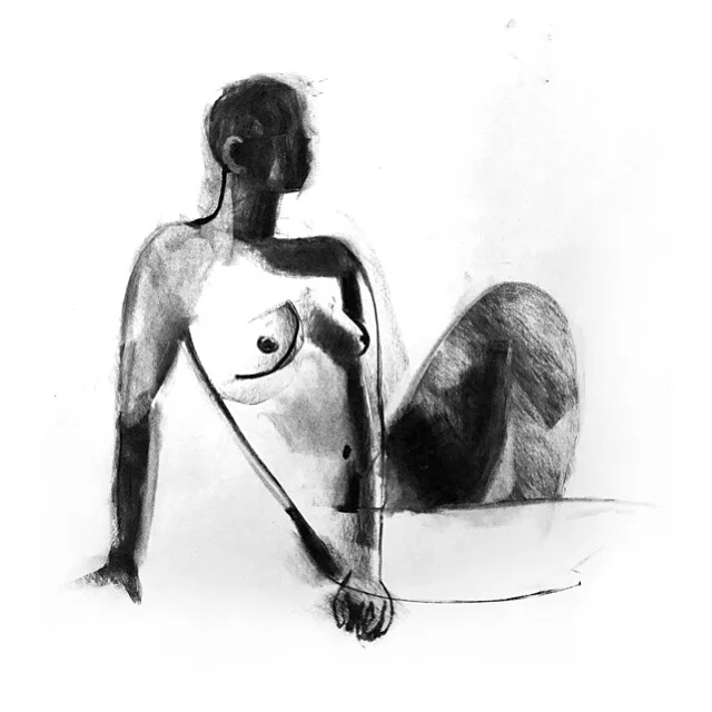 Personal highlights from #life #drawing last week. Totally different approach than usual. Had a lot of fun. #art #illustration #nude #model #charcoal #figure