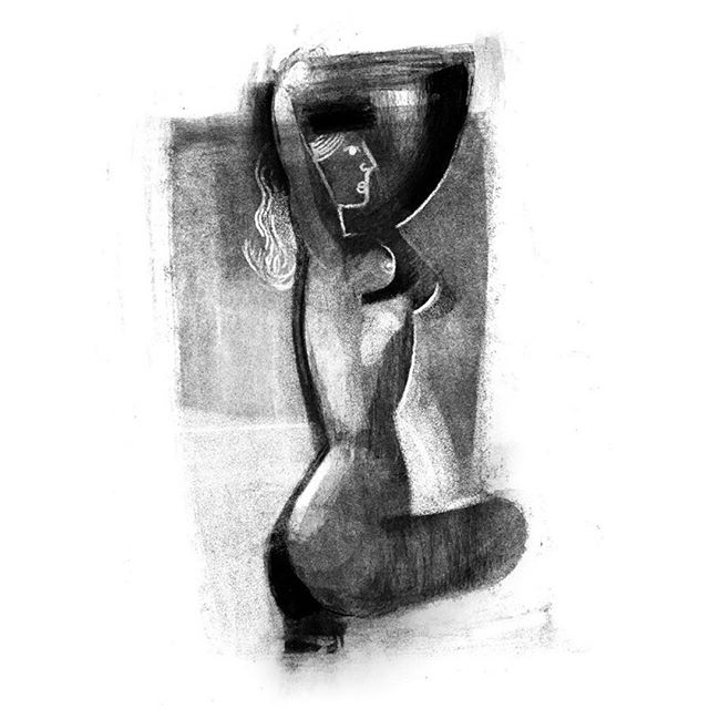 Another #figure #drawing I took a lil further. .
#lifedrawing #art #illustration #nude #graphic #shape #charcoal #body #blackandwhite