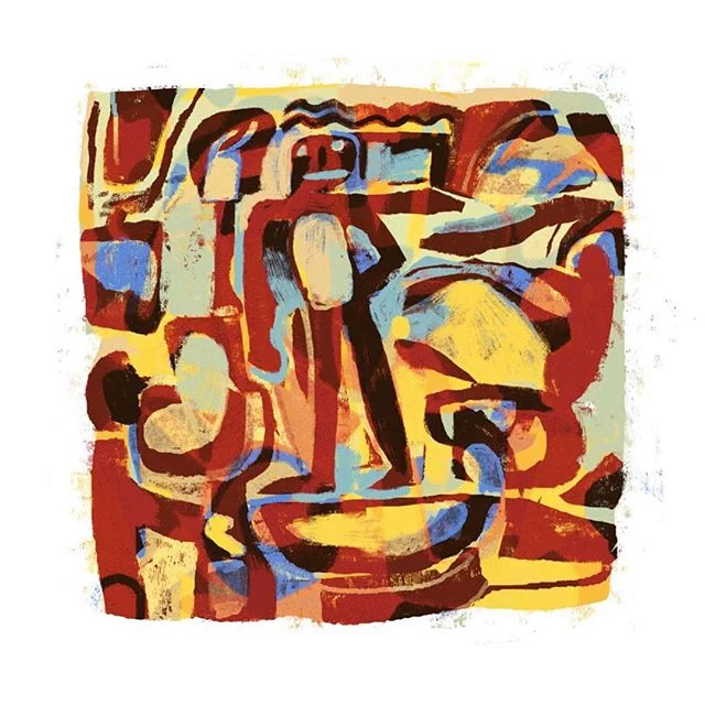 #art #abstract #digital #colourful #warm #symbol #print