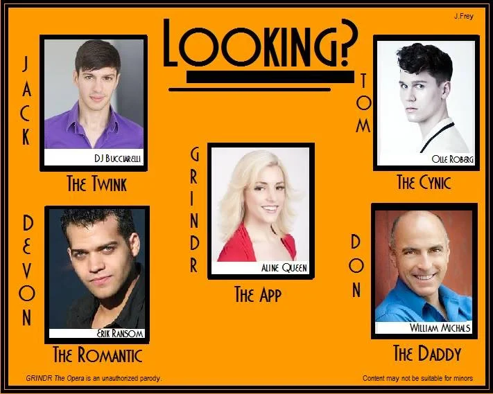 Cast of Grindr the Opera