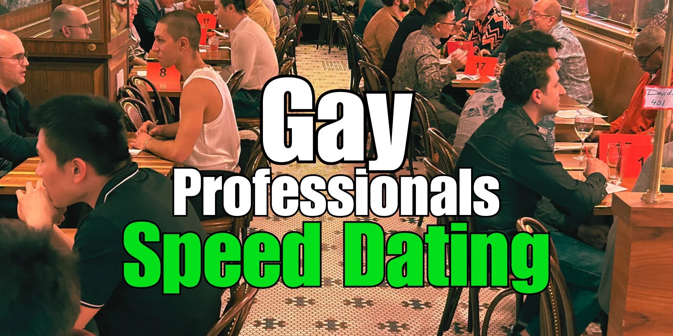 Gay Speed Dating for Professionals in NYC - Mon 4/20