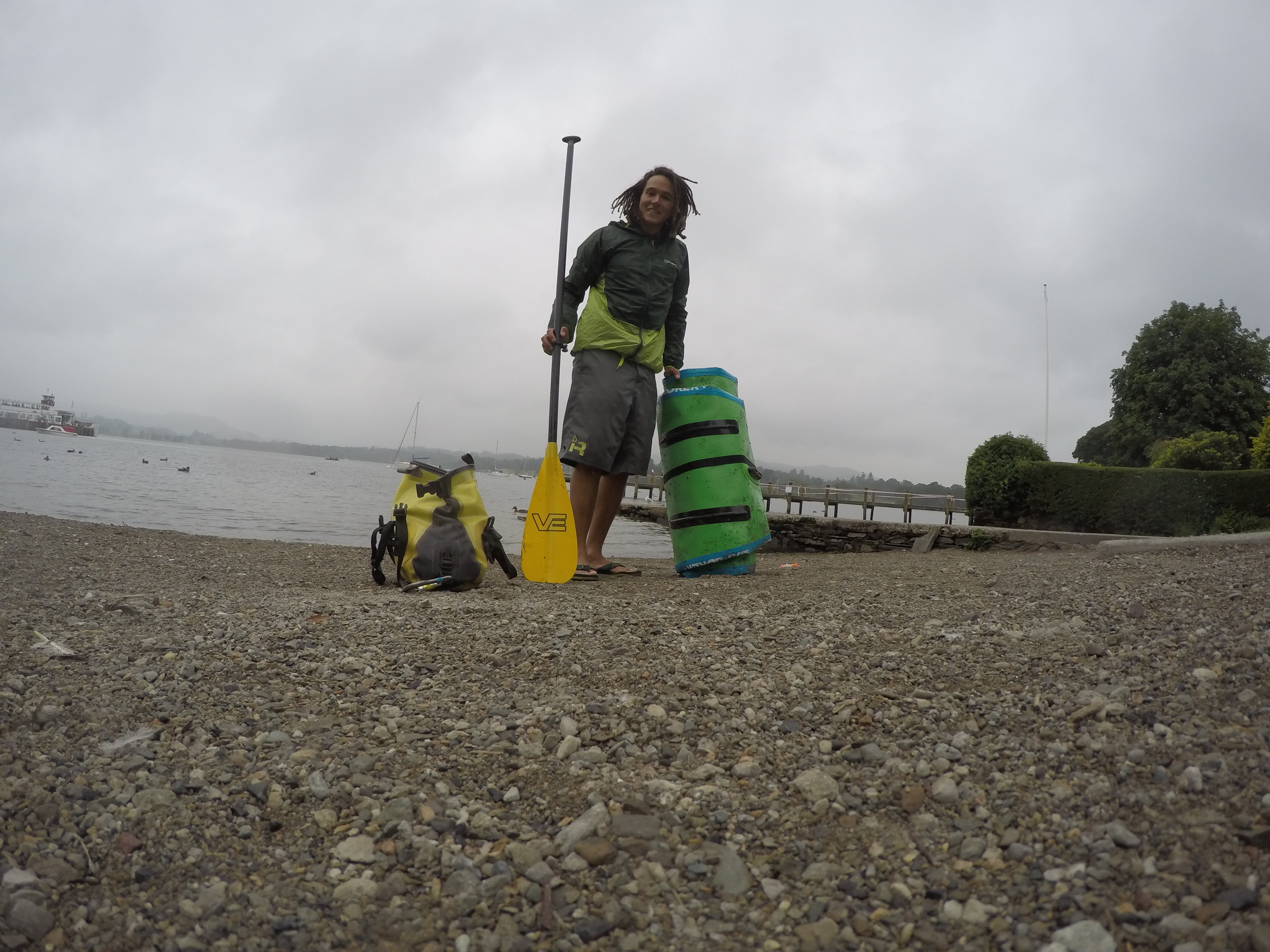 Packing down into a very portable package, traveling with the SUP was going to be a breeze