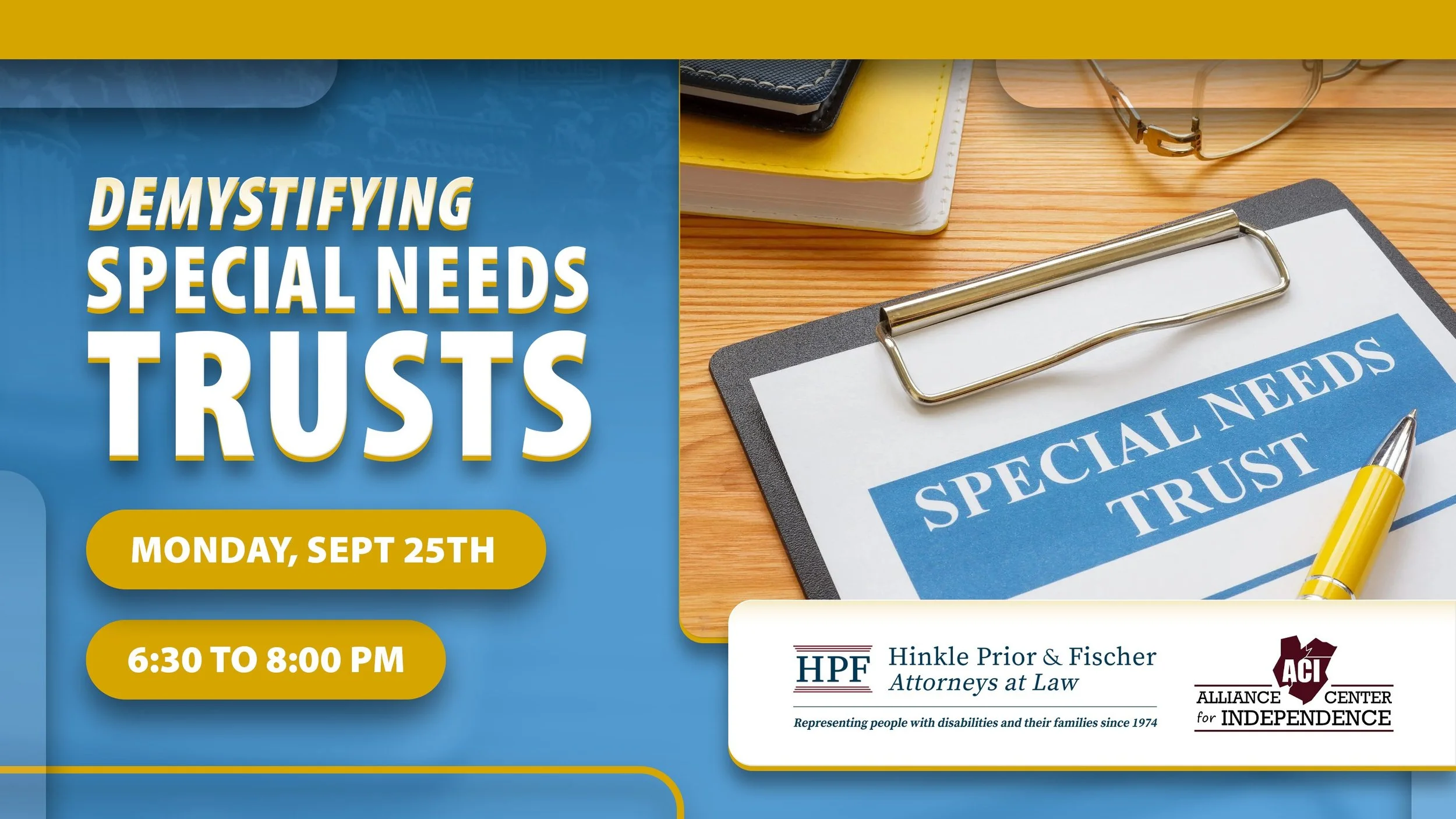 Demystifying Special Needs Trusts (EVENT FULL)