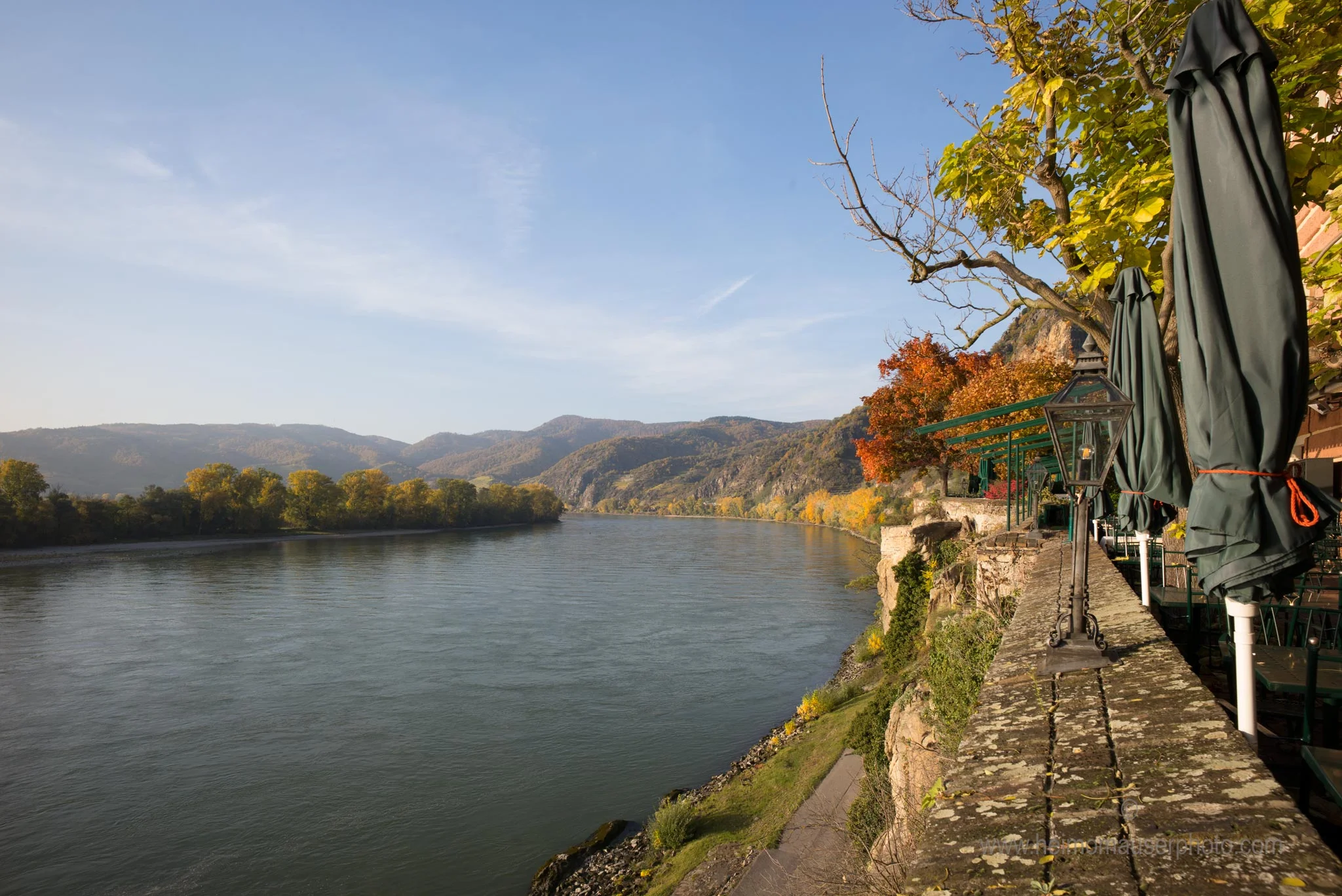 River Danube seen from Schlosshotel Dürnstein