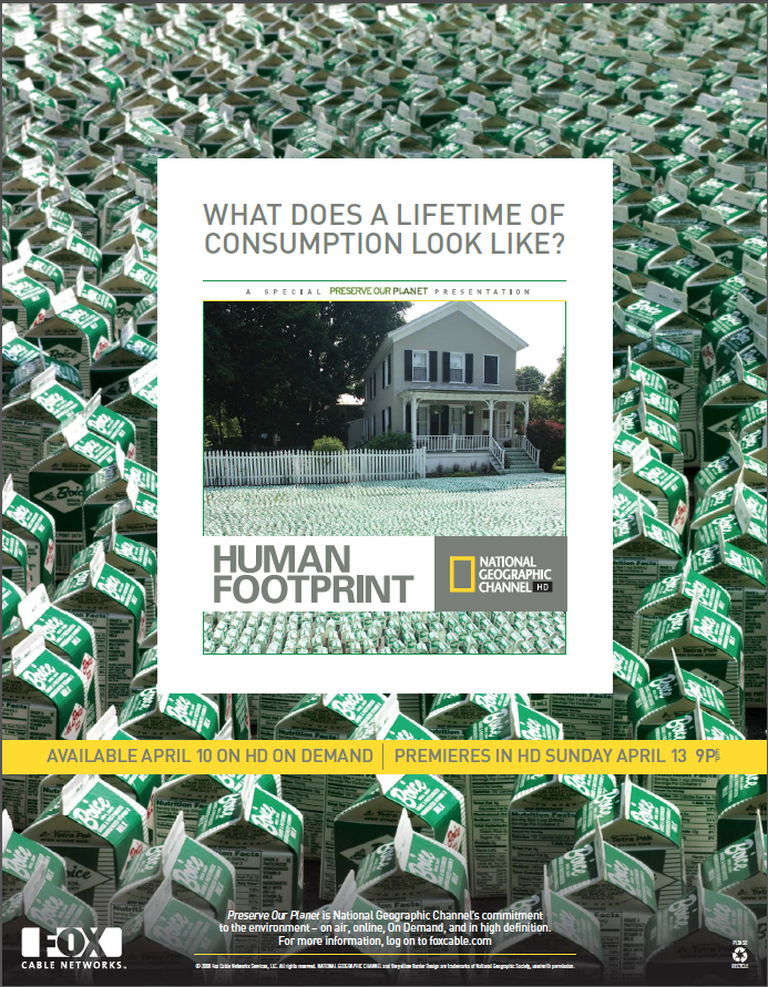 Human Footprint magazine ad