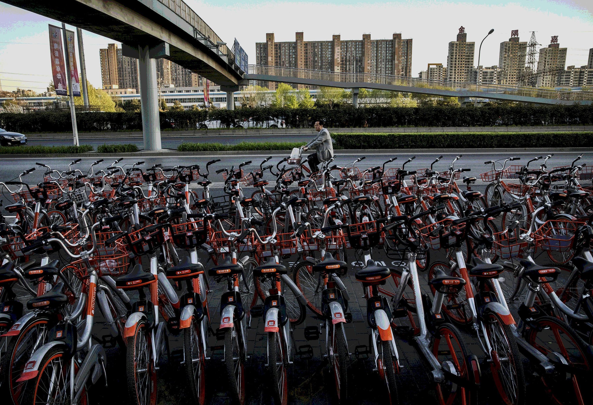 Access over. Sharing Bike Beijing.