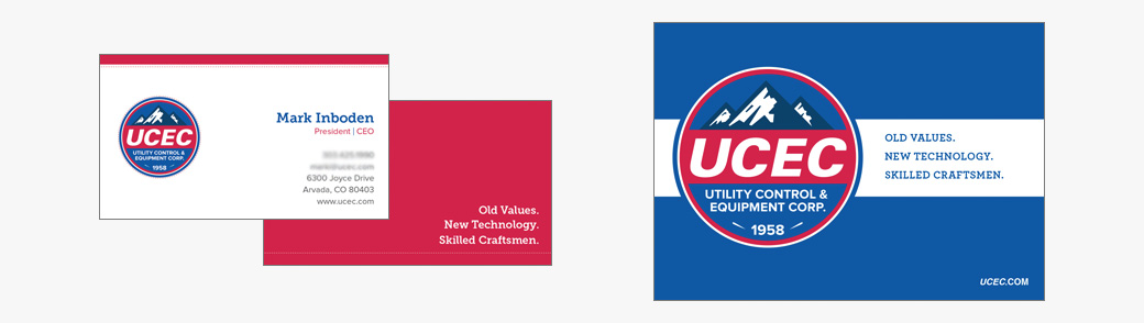UCEC Business Card and Toddy Cloth