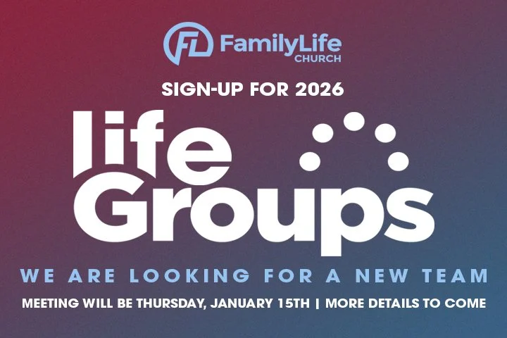 Life Groups Update For 2026