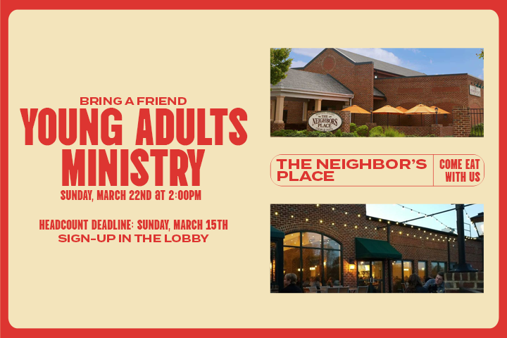 Young Adults: Come Eat With Us