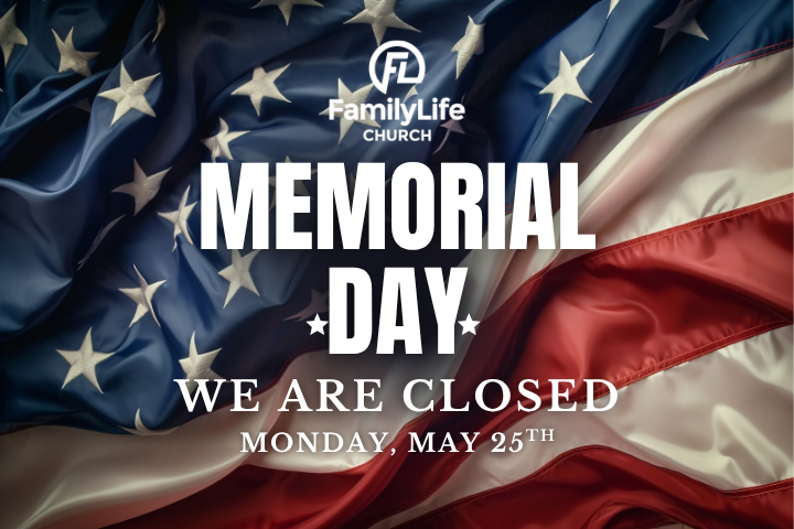 Memorial Day Closing