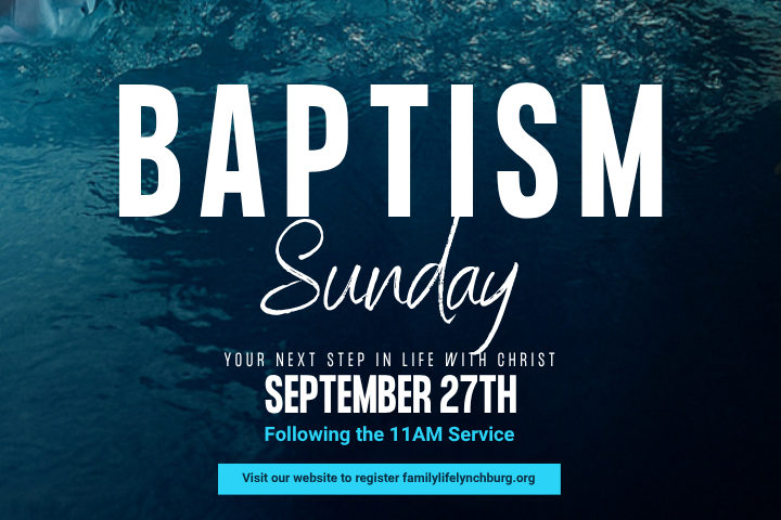 Baptism Service and Registration 