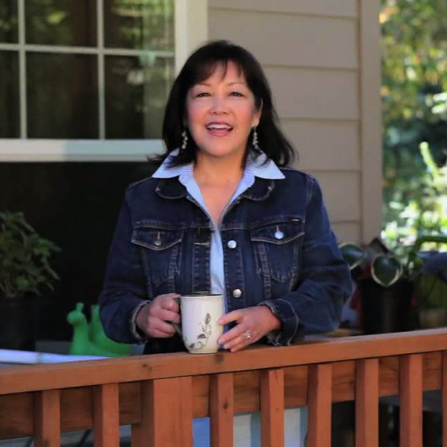 Video 'still' on Melissa's front porch.