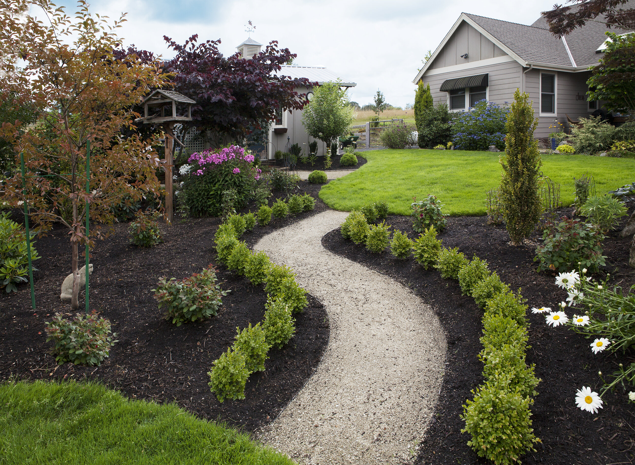 Traditional NW Garden Style, Ridgefield, Washington