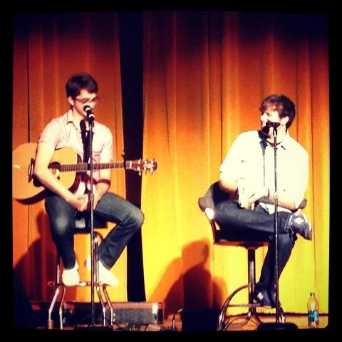 Whaley with friend, musician Ben Jenkins, at event in Monroe, Louisiana.