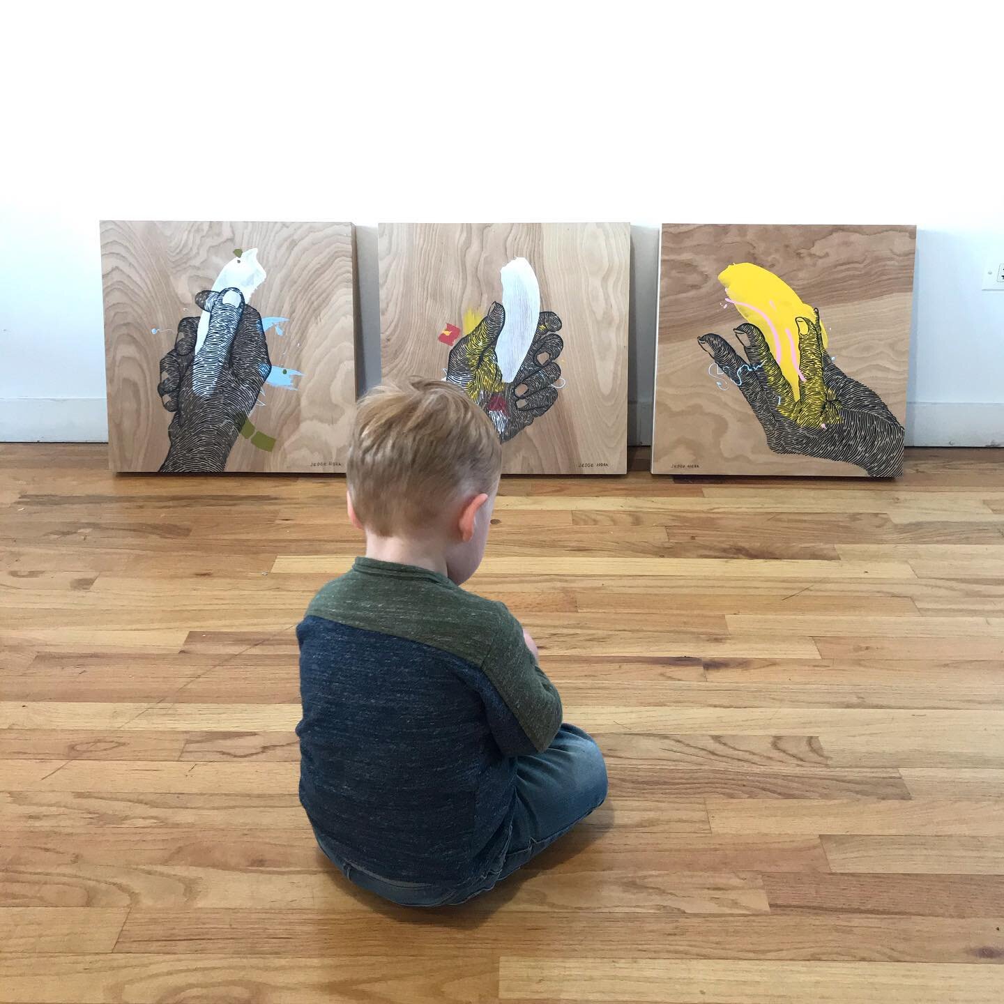 Admiring / Astonished

Pieces available from the ongoing &lsquo;Hold The Drip&rsquo; series. 

18&rdquo; x 18&rdquo; x 1.5&rdquo;
Textured and Fluid Acrylic
Hand-painted on birchwood panel

Available at @theseedriverside or dm for info ;)

Originall