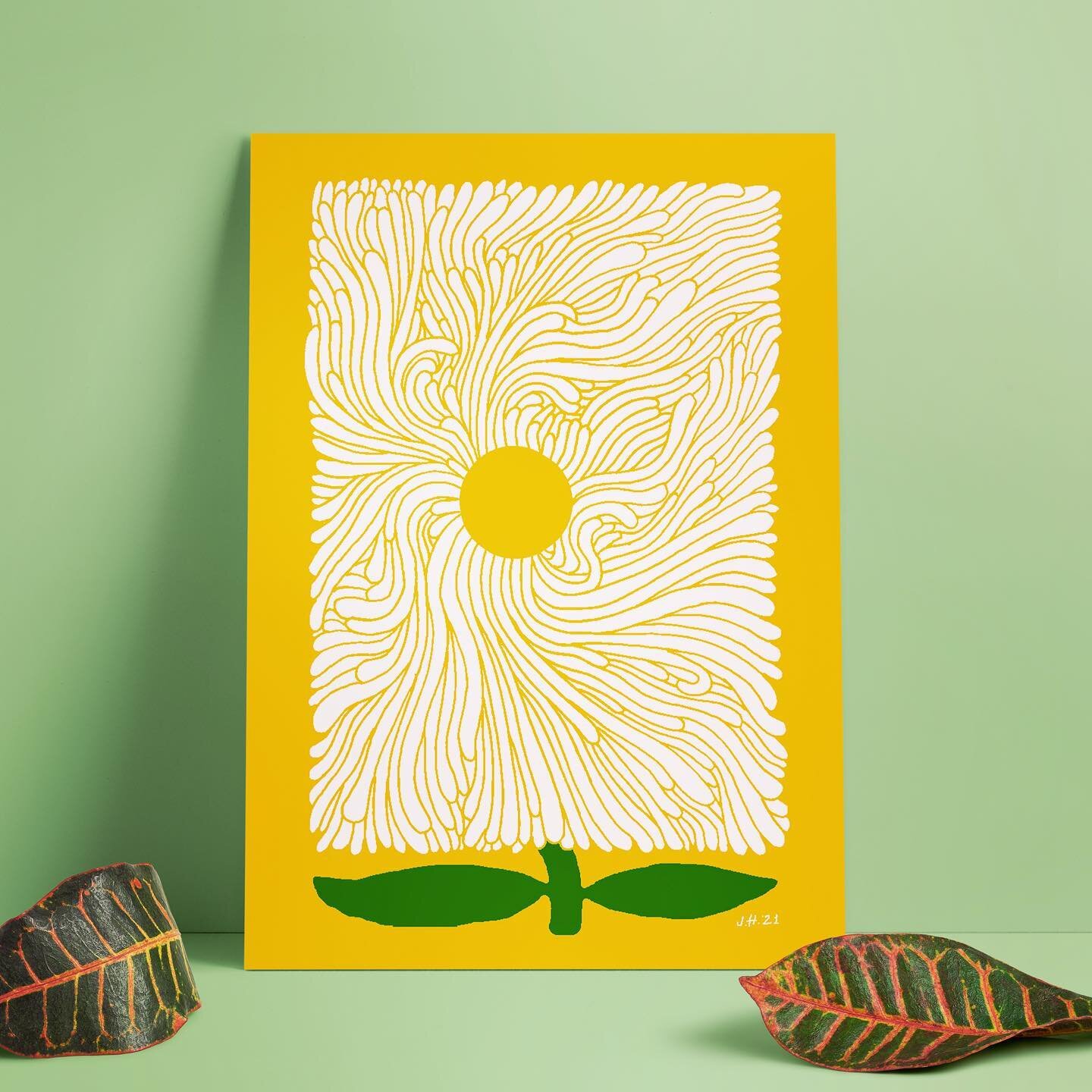 A look at that yellow in action. Now, who wants to print these up for me? Tag ur fav screen-printer pal ;)

#jessehora #mcm #art #artprint
