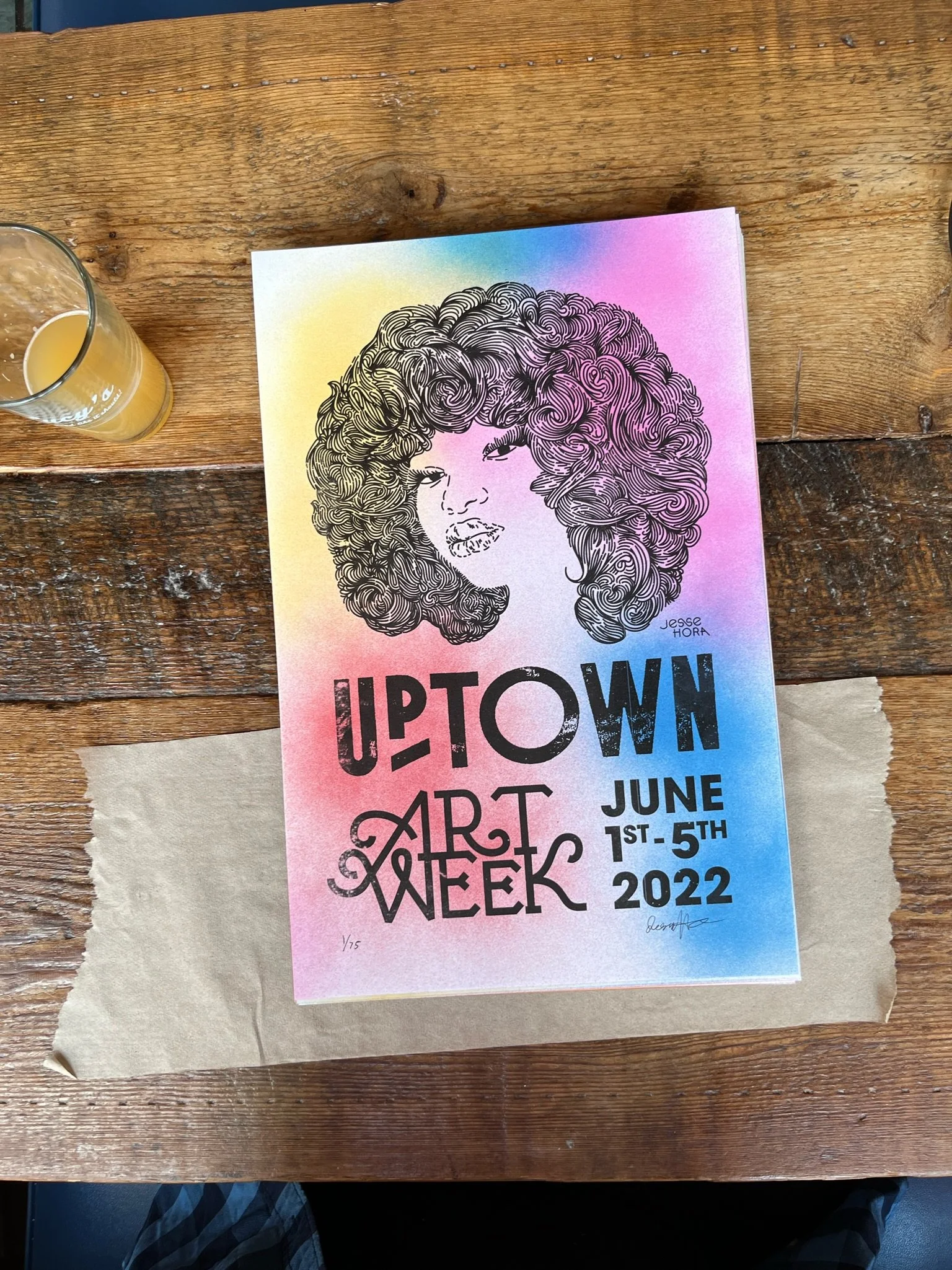 Uptown Art Week 2022 Poster