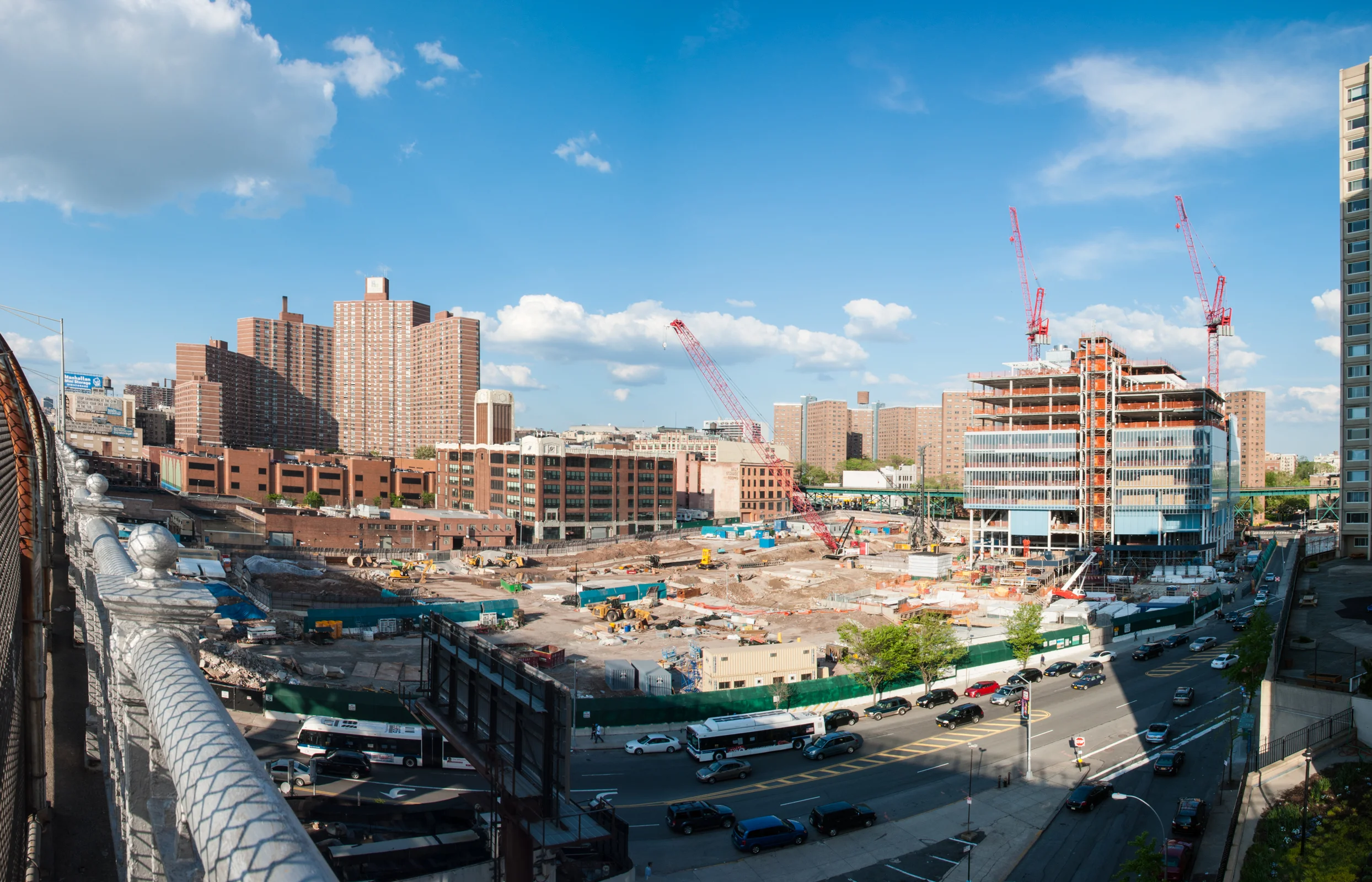 Looking northeast along Riverside Drive.