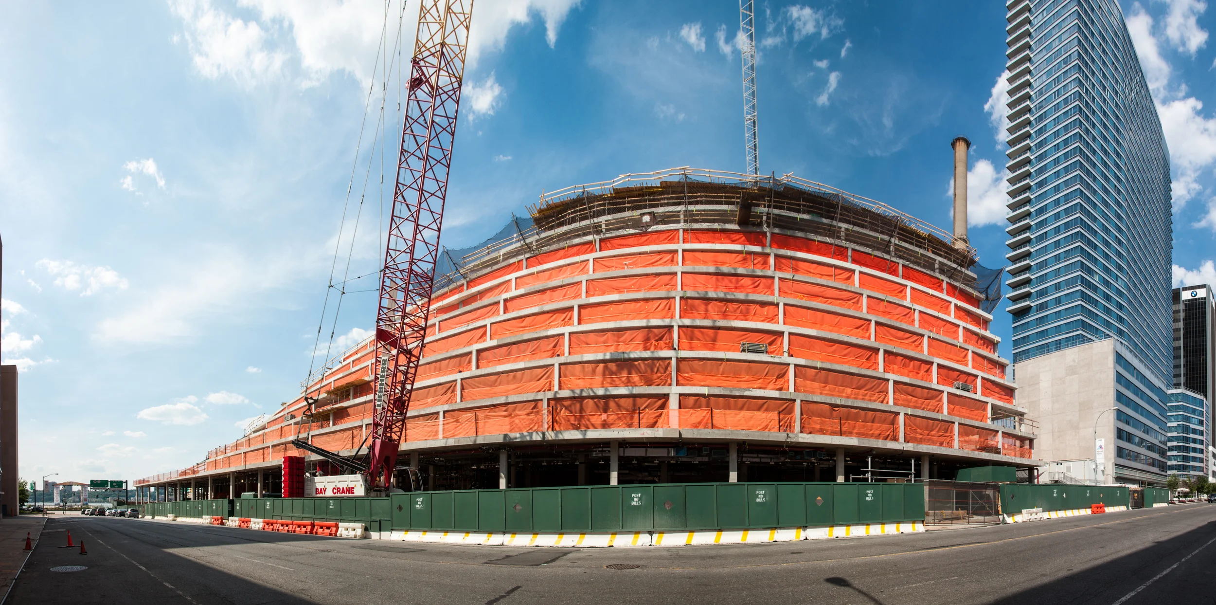 The west elevation from West 57th Street.