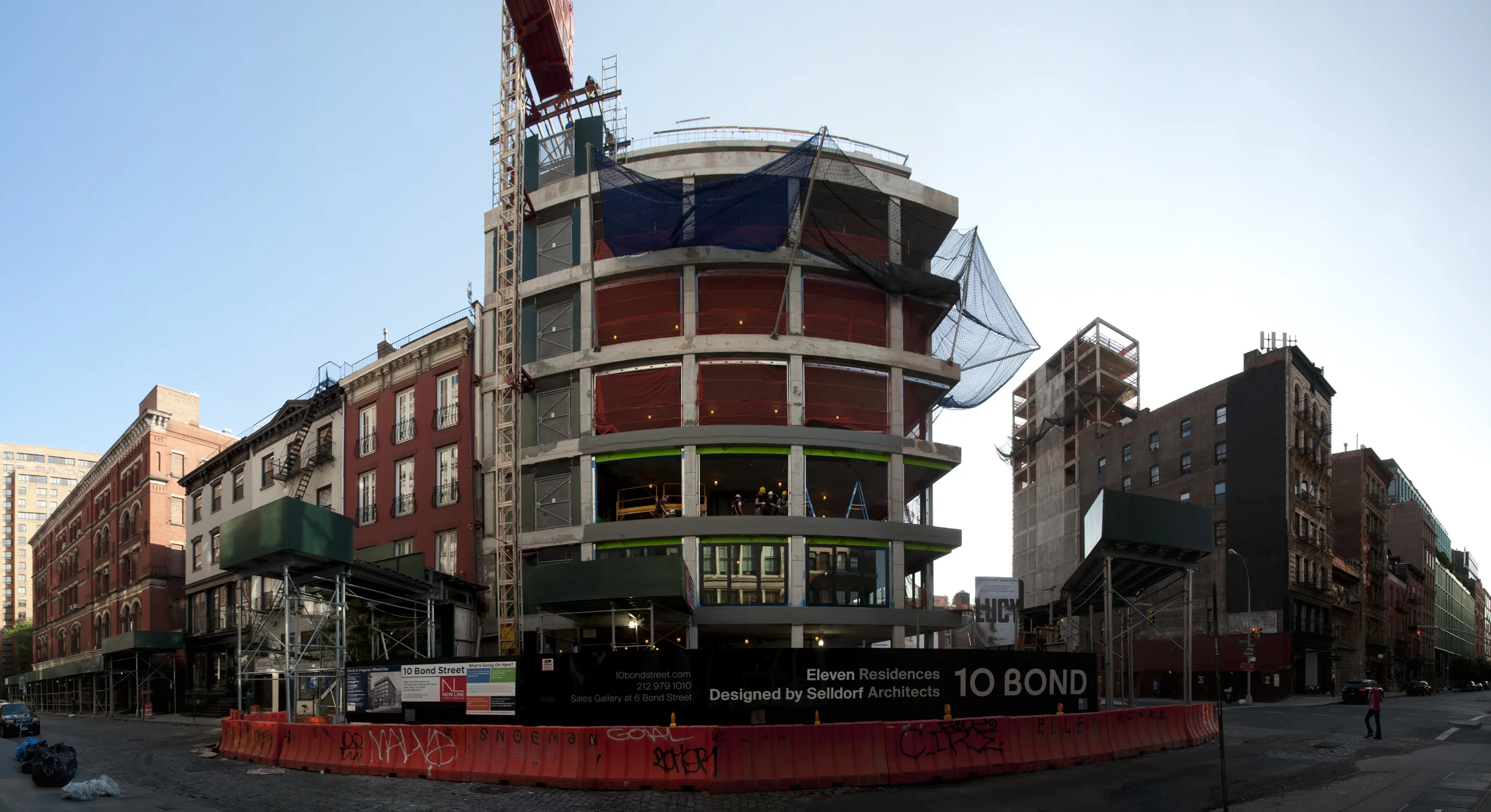 The Bond Street facade.