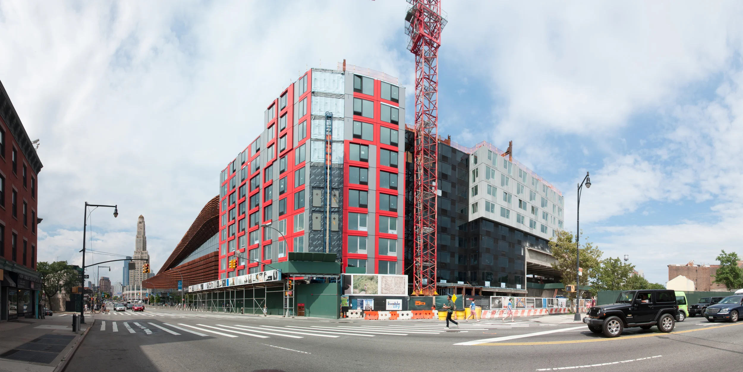 The corner of Flatbush Avenue and Dean Street.