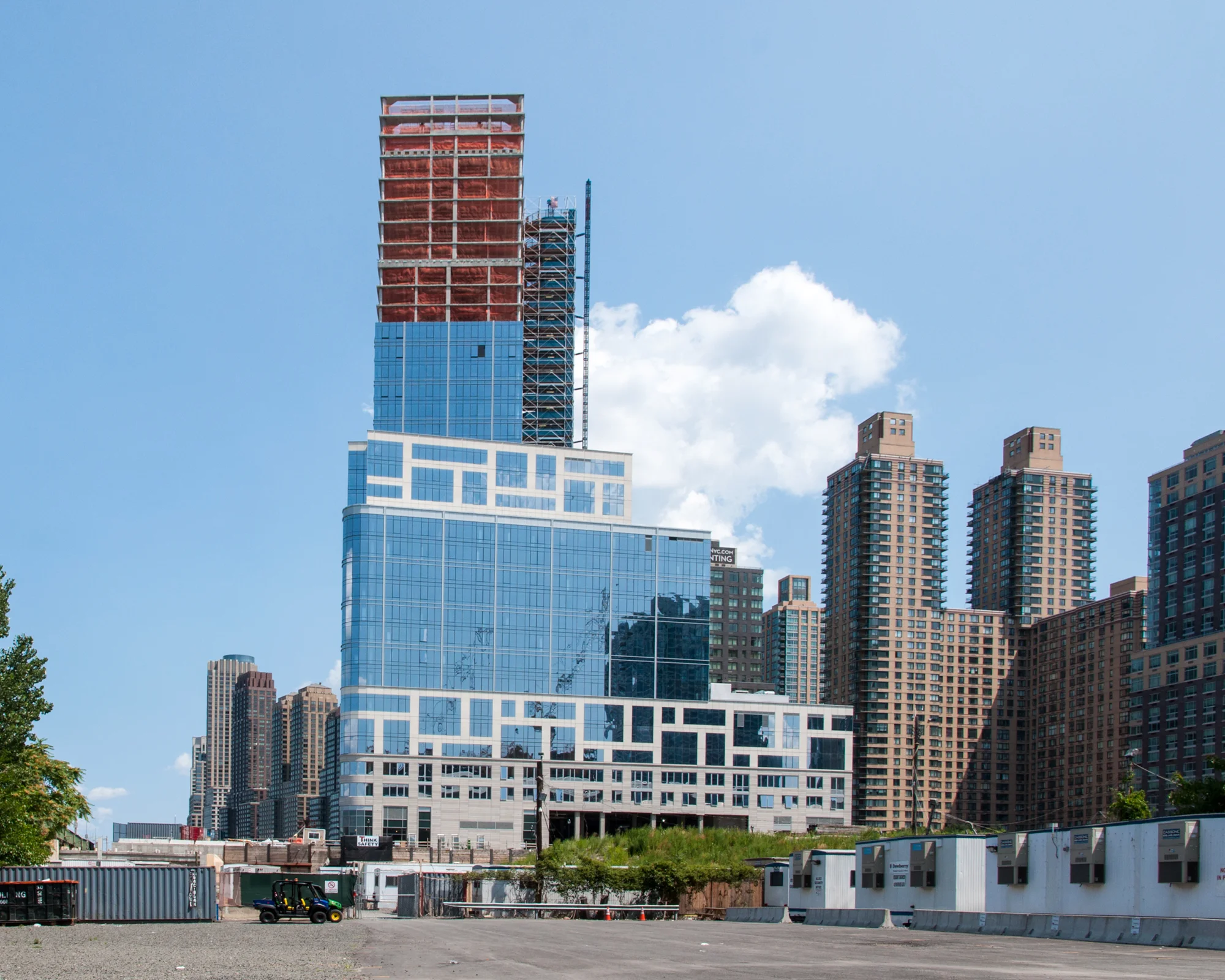 Looking north along West 59th Street to One Riverside Park.