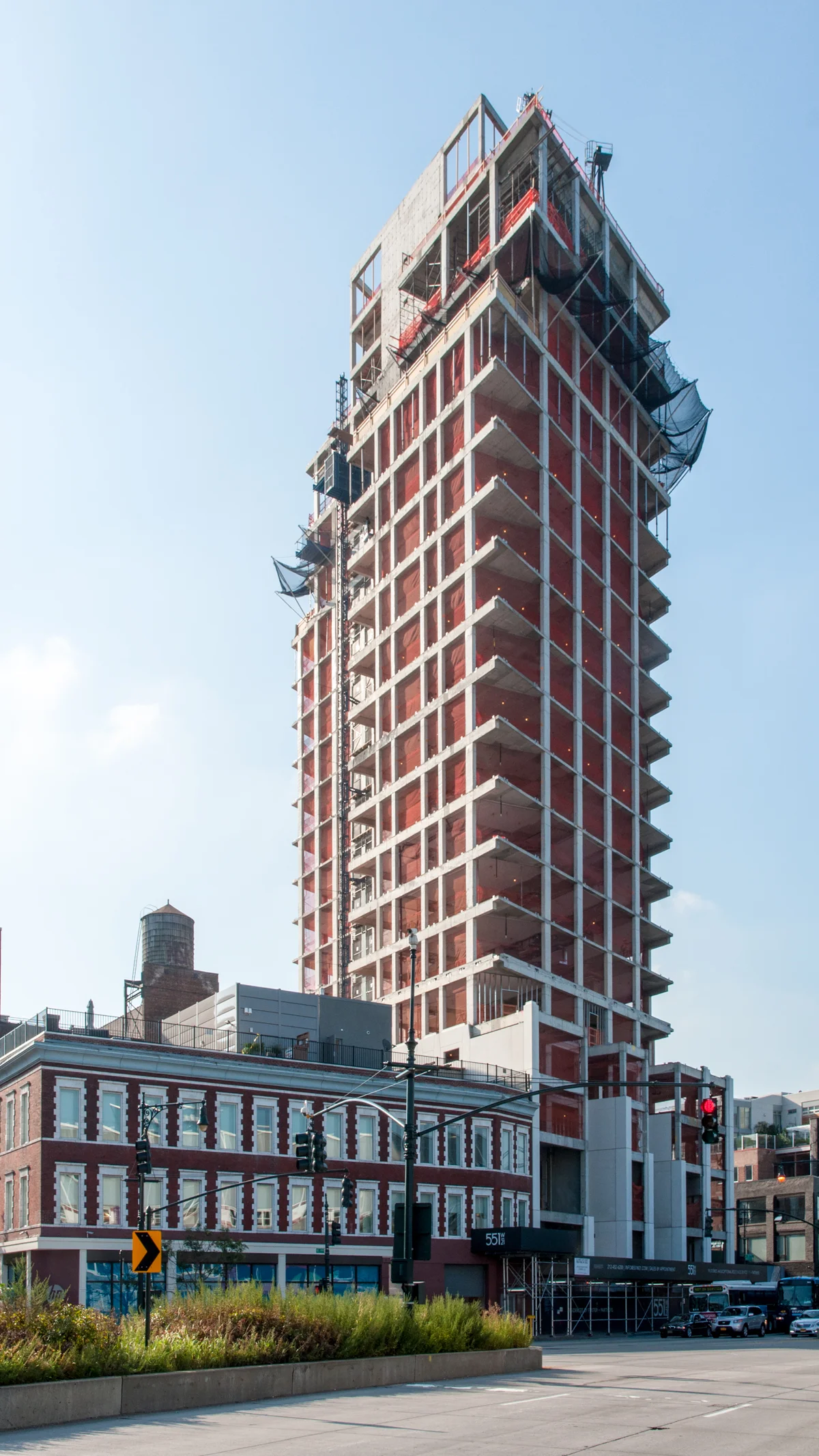 The northwest corner from 11th Avenue.